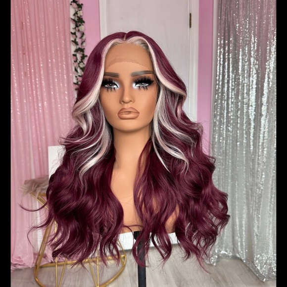 Human Hair Blended Lace Front Wig
